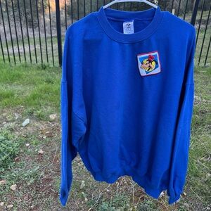 Vintage 90’s Jerzees Goofy Patch Sweatshirt 2X